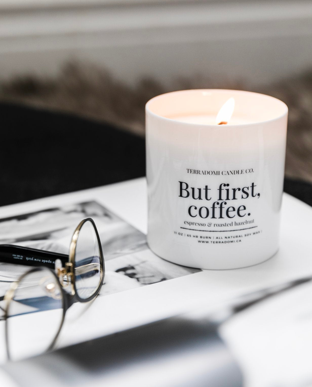 coffee scented candle