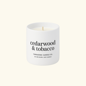 Cedarwood + Tobacco Leaf Candle
