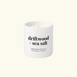 Driftwood + Sea Salt Candle