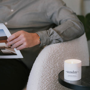 cinnamon vanilla scented candle