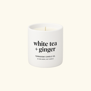 White Tea + Ginger Candle