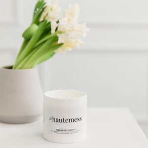 jasmine petals and citrus soy candle