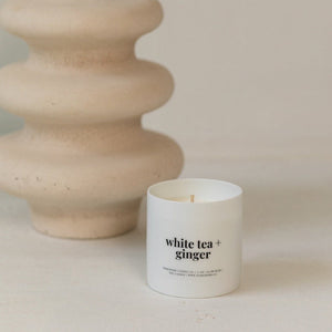 white tea scented candle