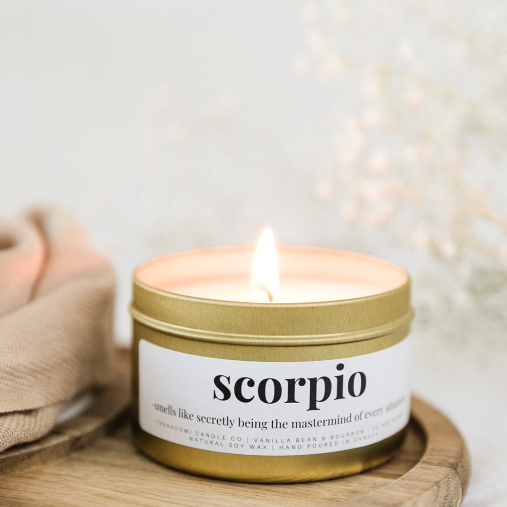 SCORPIO  Zodiac Candle