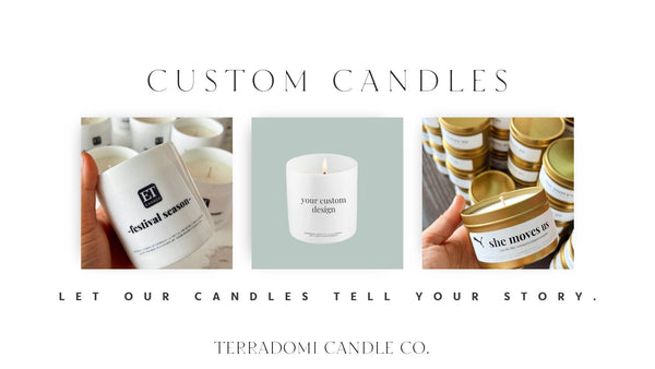 custom candles canada
