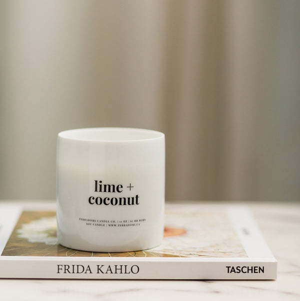 coconut citrus soy candle