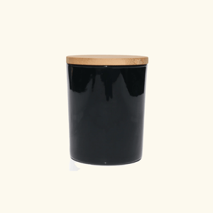 Custom Candle + Bamboo Lid (Premium Glass)