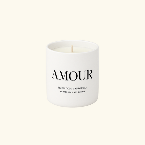 AMOUR | Bergamot + Vanilla Candle