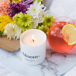 BLOOM Candle Pink Lilac Scent