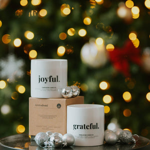 holiday candles Christmas candle set