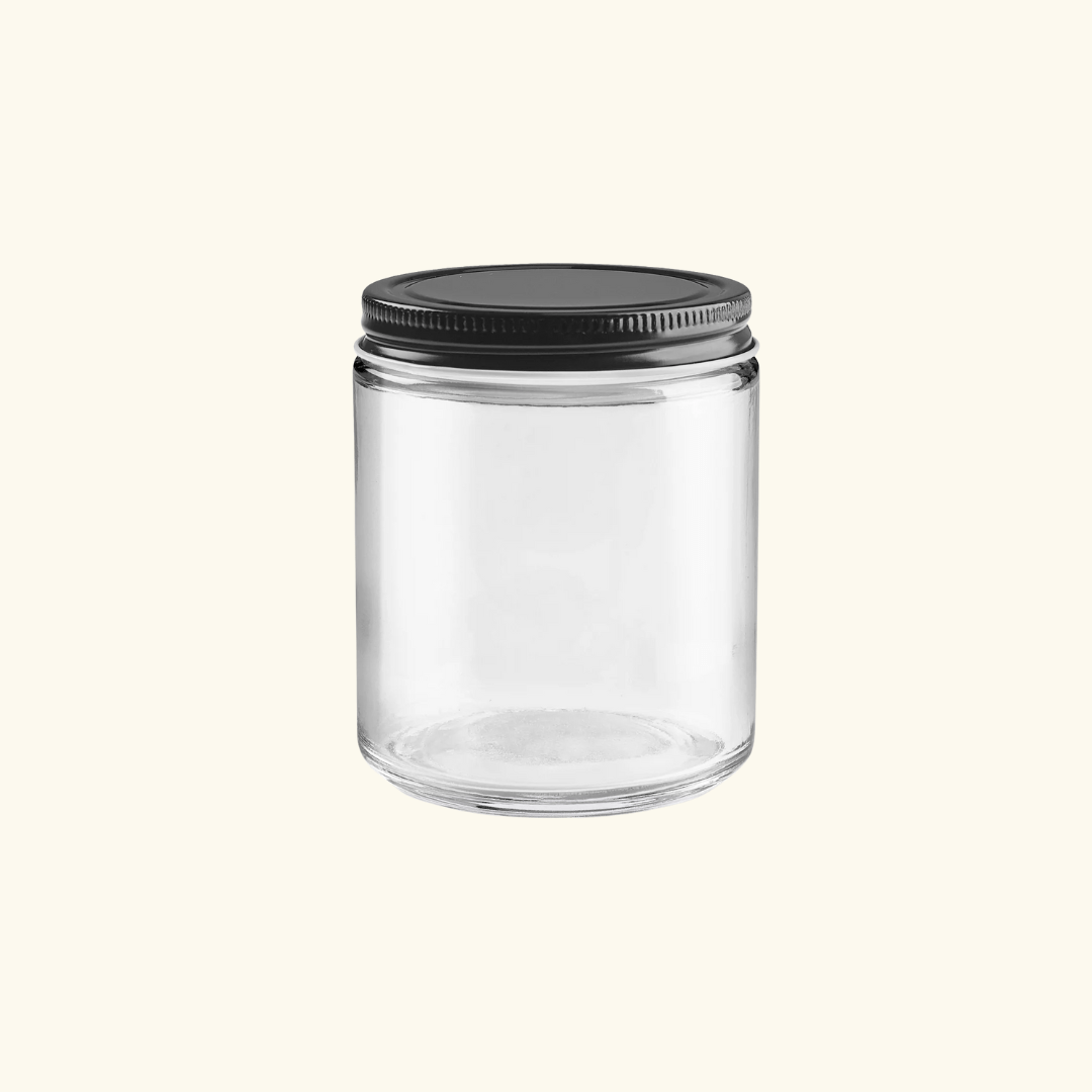 Custom Candle + Lid (Straight-Sided Glass)