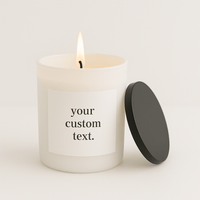 Thumbnail for Custom Candle + Metal Lid (Premium Glass)
