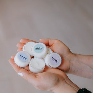tea light set scented candle