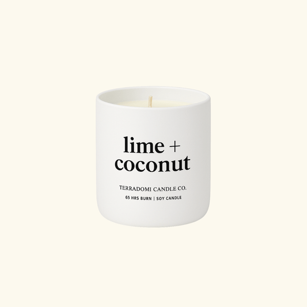 Lime Verbena + Coconut Candle