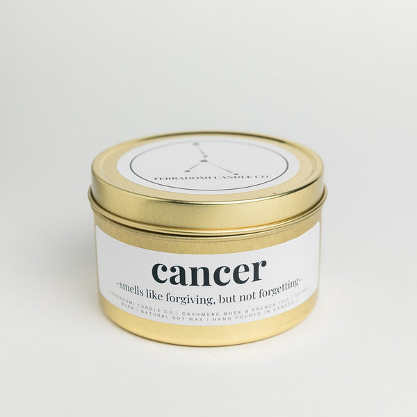 Astrology collection Cancer sign candle