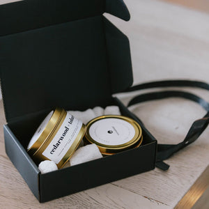 candle set gift box