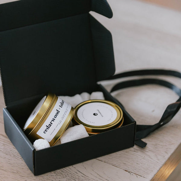 candle set gift box