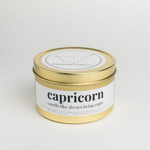 Capricorn sign candle from Terradomi