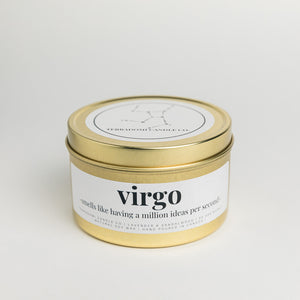 VIRGO Zodiac Candle