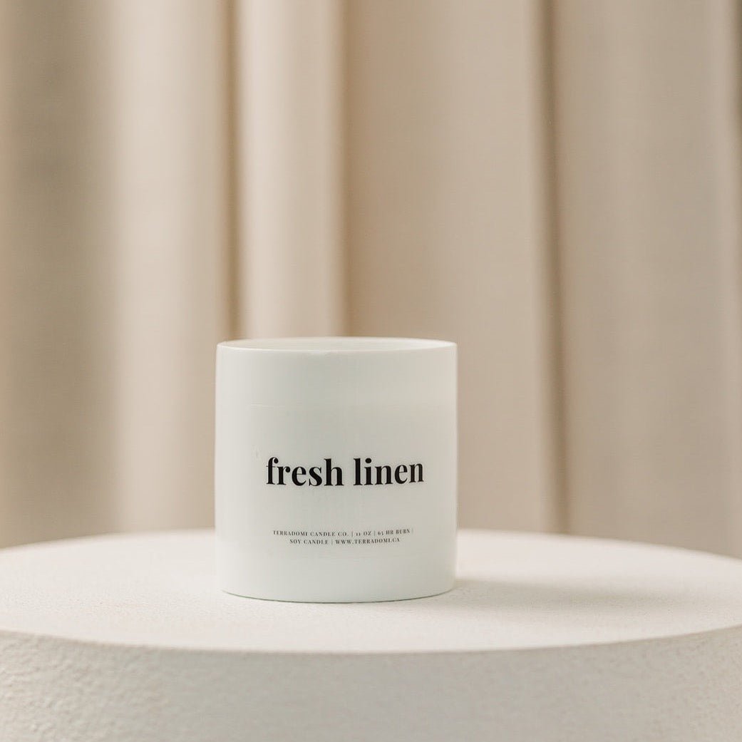 fresh laundry candle