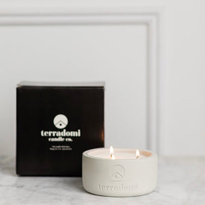 Mahogany Teakwood - Three Wick Candle