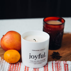 mulled apple cider scented candle