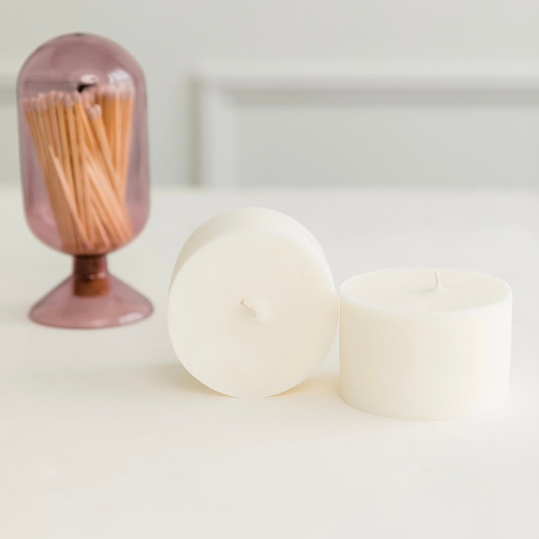 Candle Refills | White Ceramic Jars