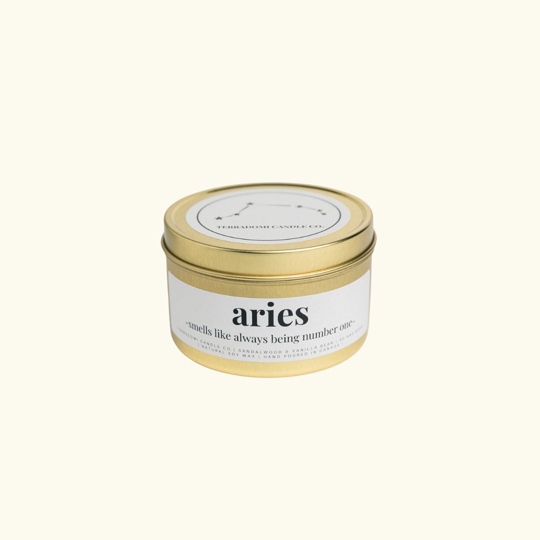 ARIES Candle | Sandalwood + Vanilla Bean