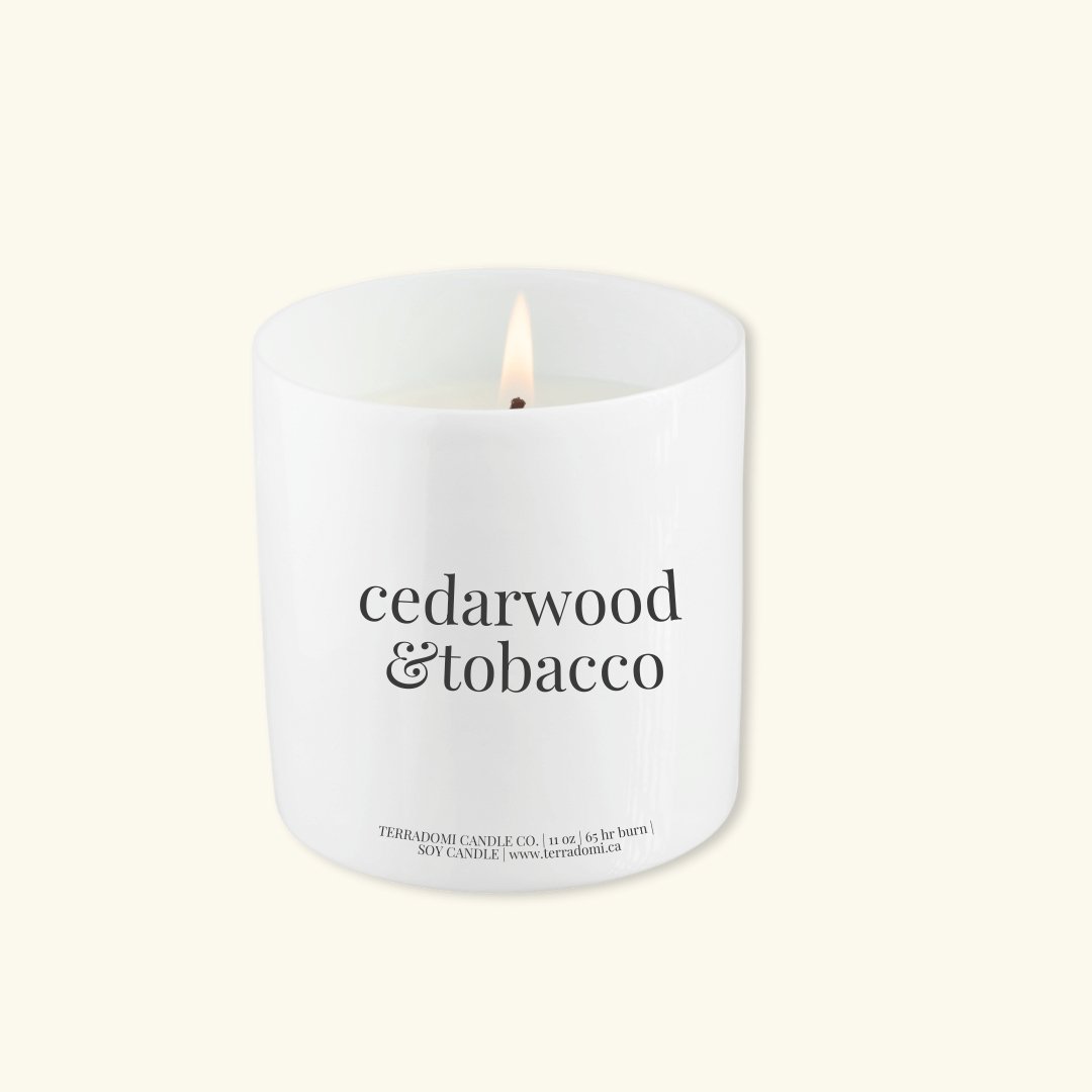 Cedarwood + Tobacco Leaf Candle