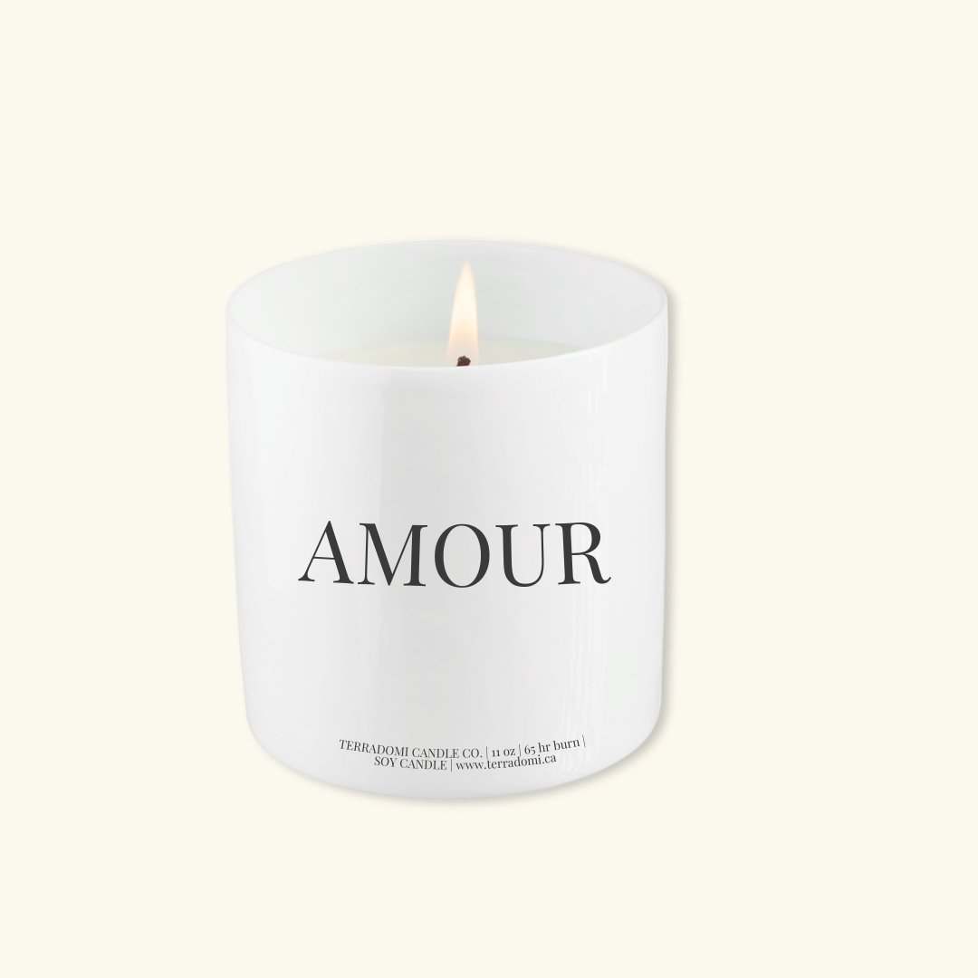 AMOUR | Bergamot + Vanilla Candle