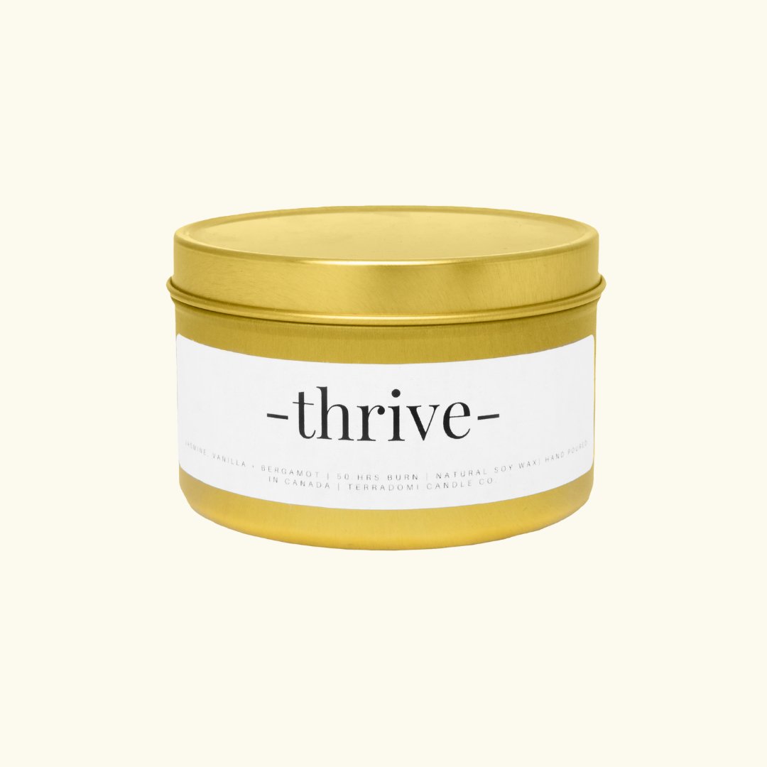 THRIVE Candle | Jasmine, Vanilla + Bergamot