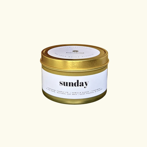 terradomi candle co-toronto-cinnamon sugar vanilla scented soy candle