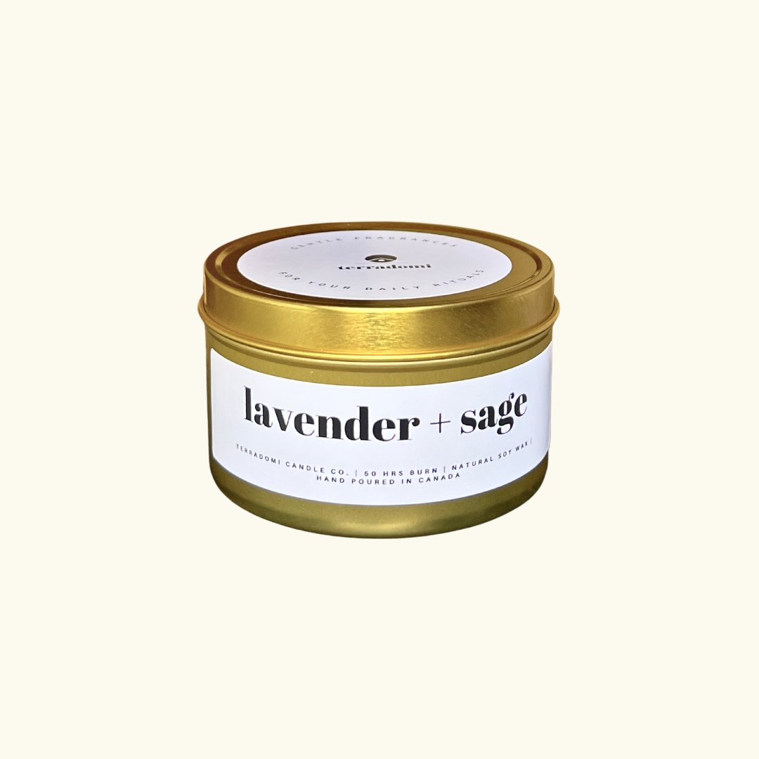 terradomi candle co-toronto-lavender sage scented soy candle